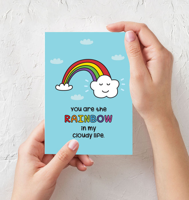 rainbow greeting card