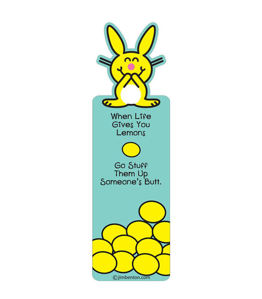 happy bunny bookmark lemons
