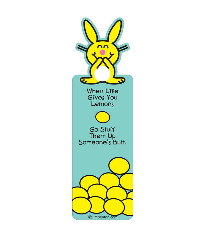 happy bunny bookmark lemons