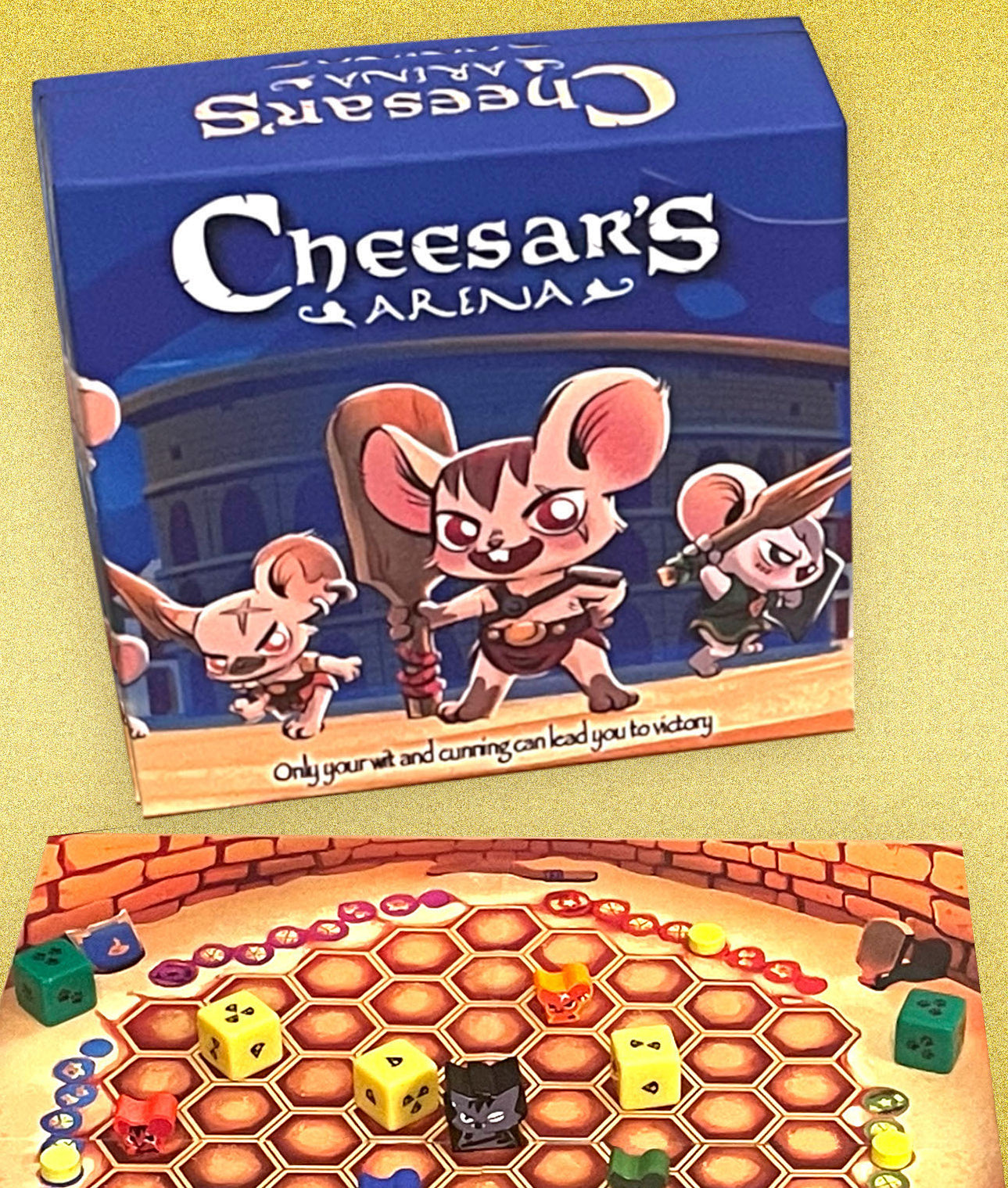 cheesar's arena board game — amebastuff