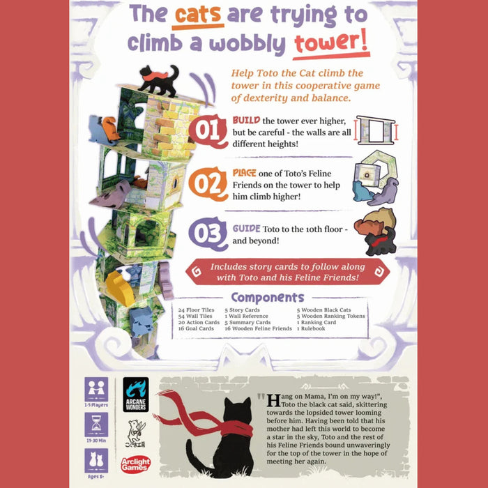 cat and the tower game