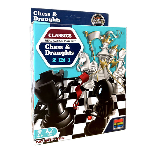 classic chess and checkers set