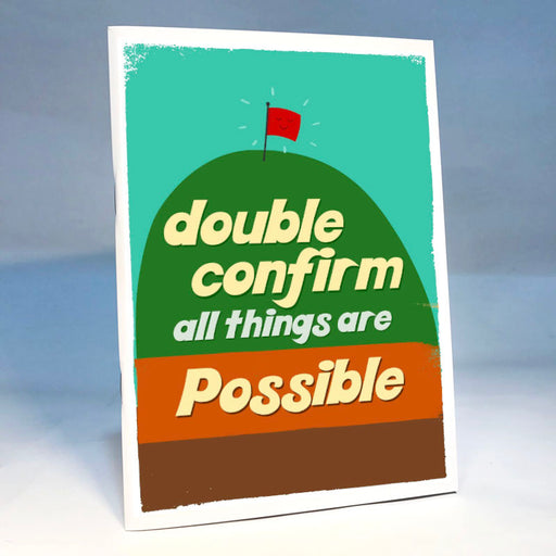 double confirm all things are possible notebook