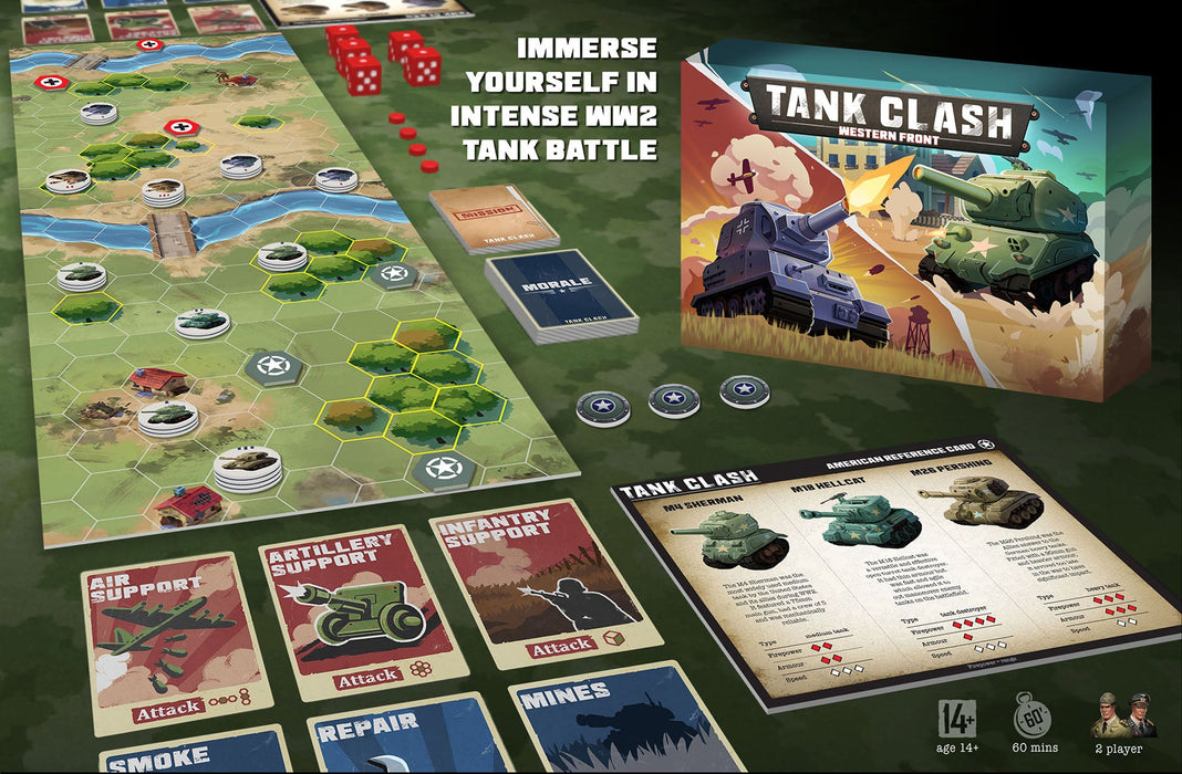 tank clash board game
