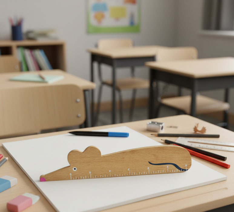 Computer Mouse With Ruler wooden mouse ruler — amebastuff