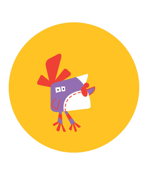 rooster zoodiac keyring