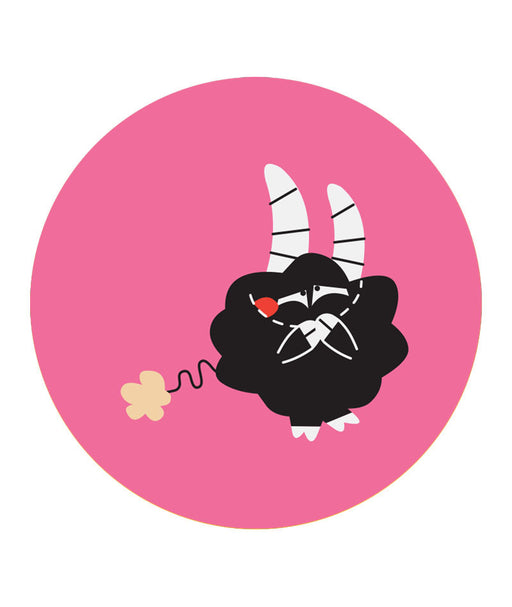 sheep zoodiac keyring