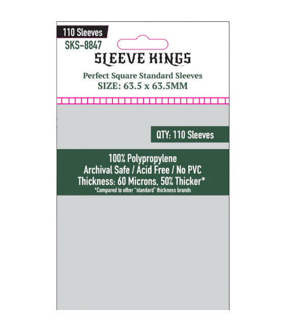 sleeve kings card sleeves (63.5x63.5mm)