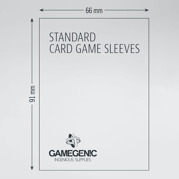 gamegenic standard sleeves 200pcs - 66x91mm matt