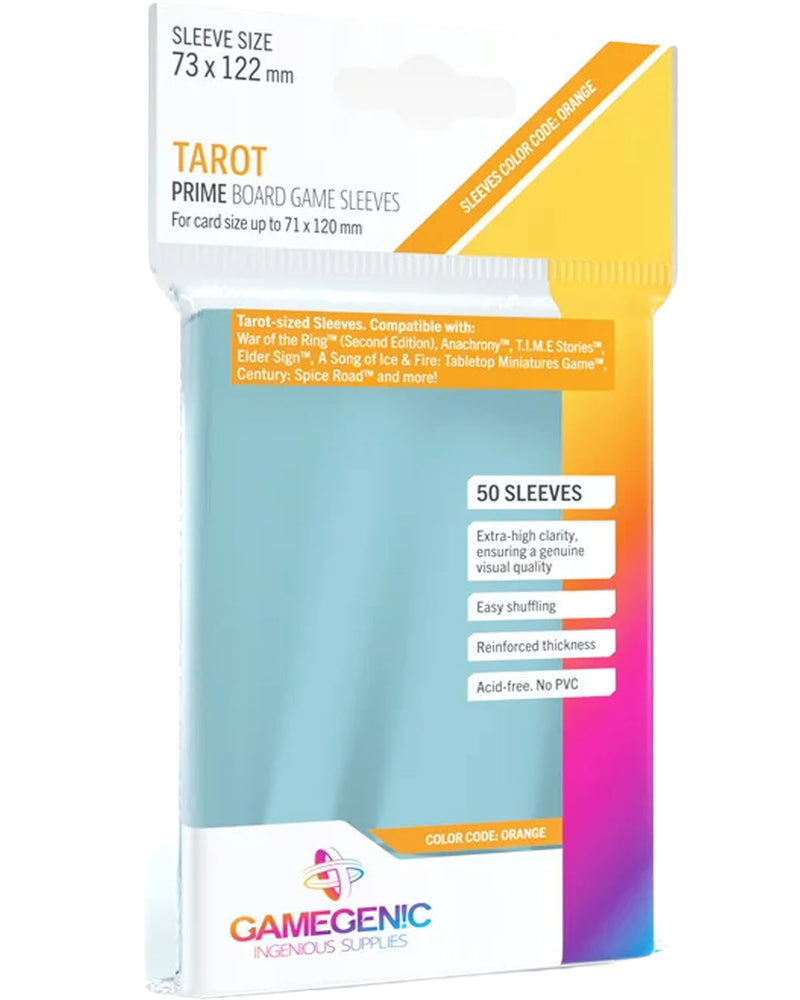 gamegenic tarot sleeves 50pcs - 73x122mm prime
