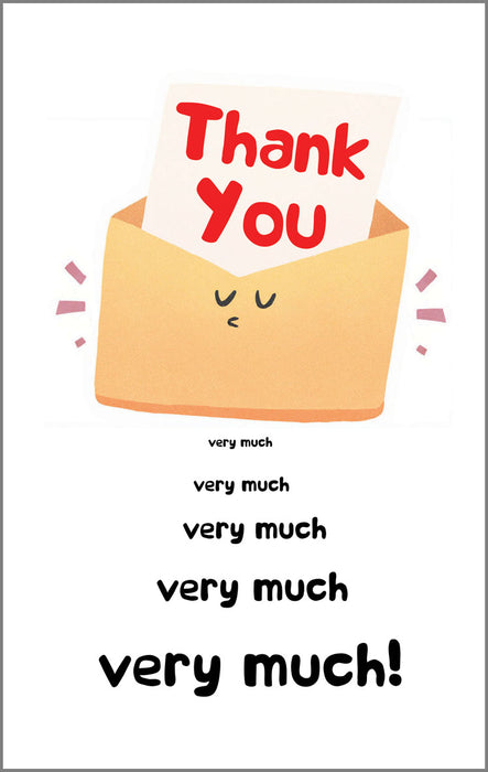 thank you very much card