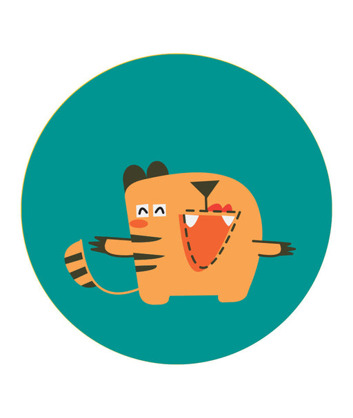 tiger zoodiac keyring