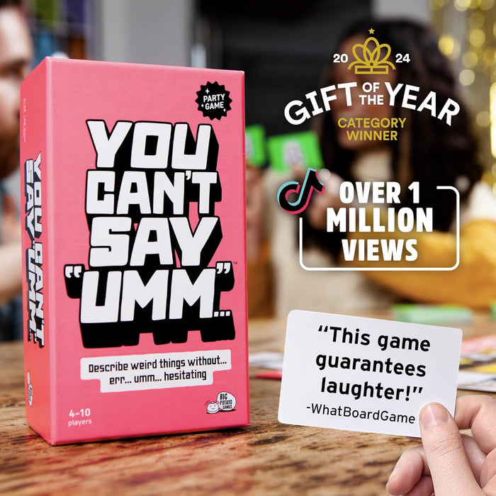 you can't say 'umm' game