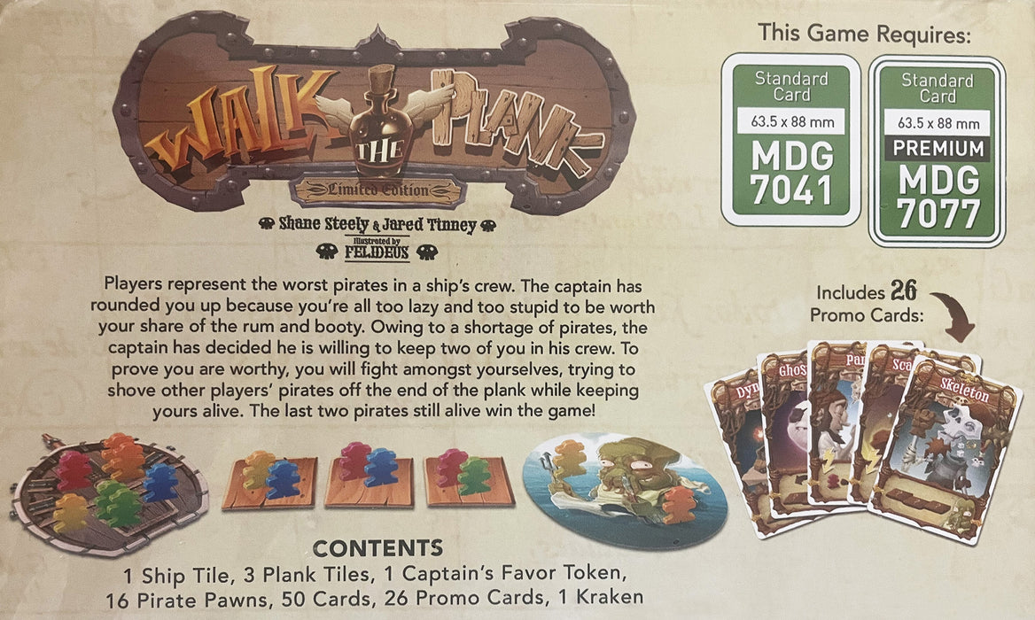 walk the plank limited edition game