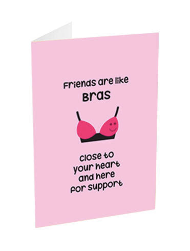 friends like bras card