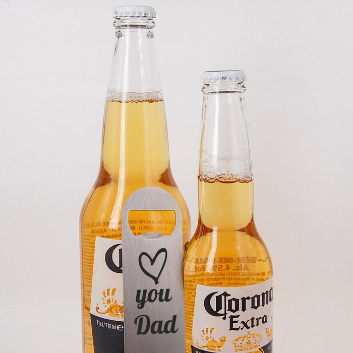 stainless bottle opener