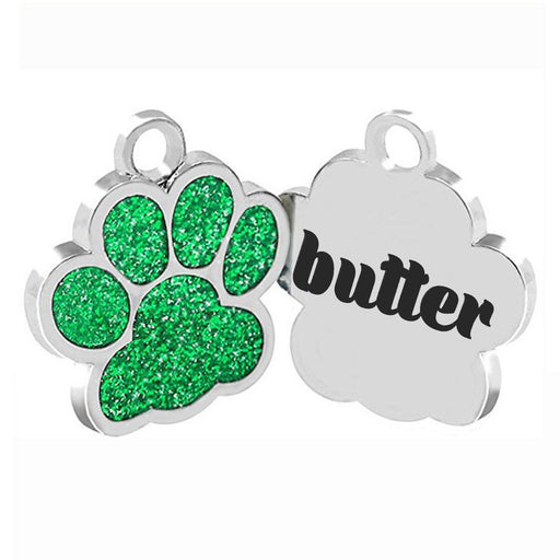 paw pet tag
