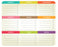 9-grid memo mousepad