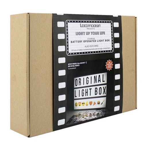 A4 message lightbox black