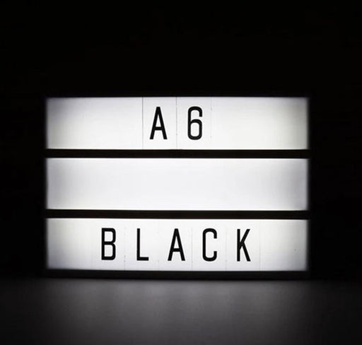 mini A6 magnetic lightbox black