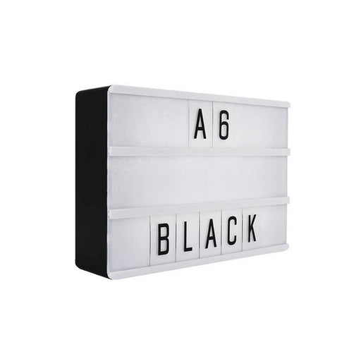 mini A6 magnetic lightbox black