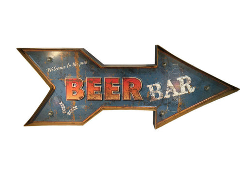 beer bar retro sign