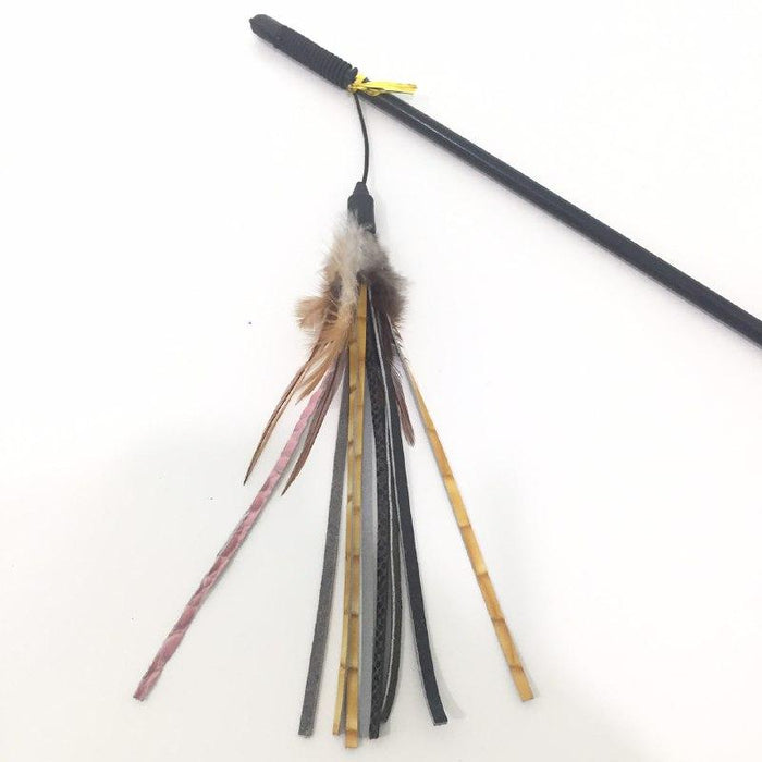 cat teaser feather wand