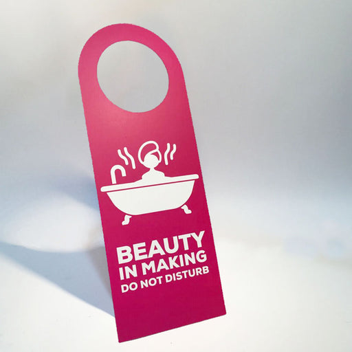 beauty in making doorsign