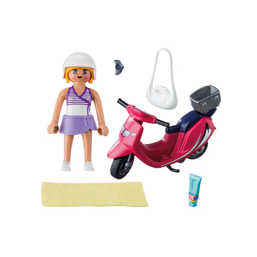 playmobil special plus - beachgoer with scooter