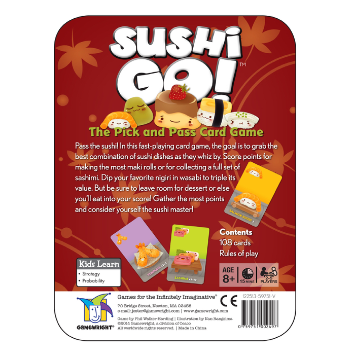 sushi go! card game