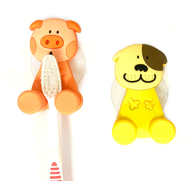 pig toothbrush holder