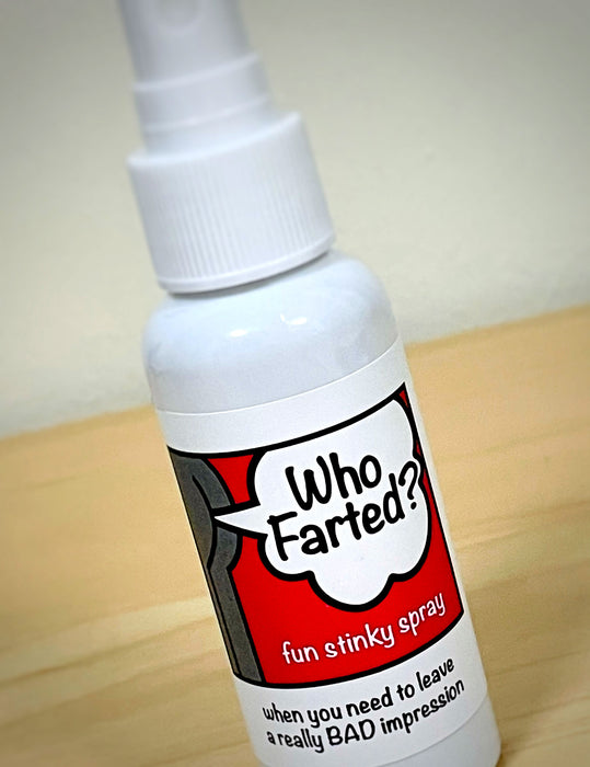 who farted? fun stinky spray