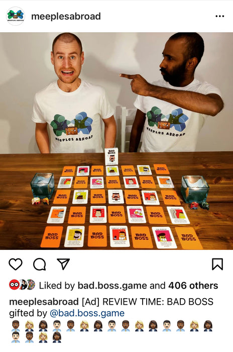 bad boss card game