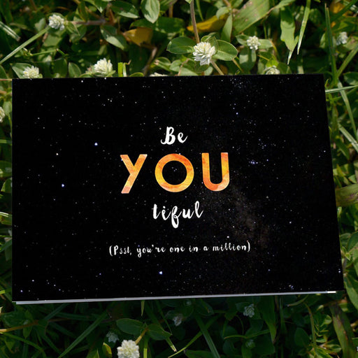 be-you-tiful greeting card