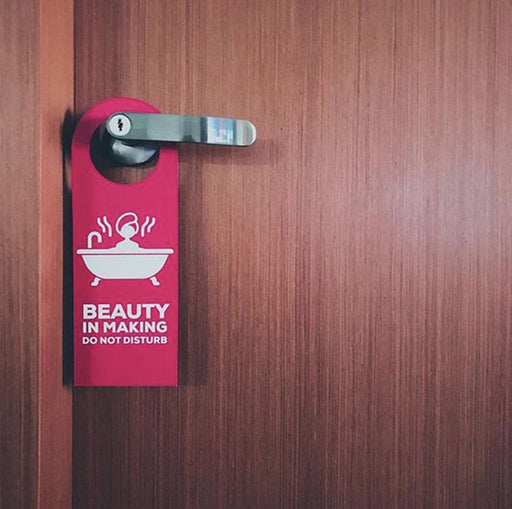 beauty in making doorsign