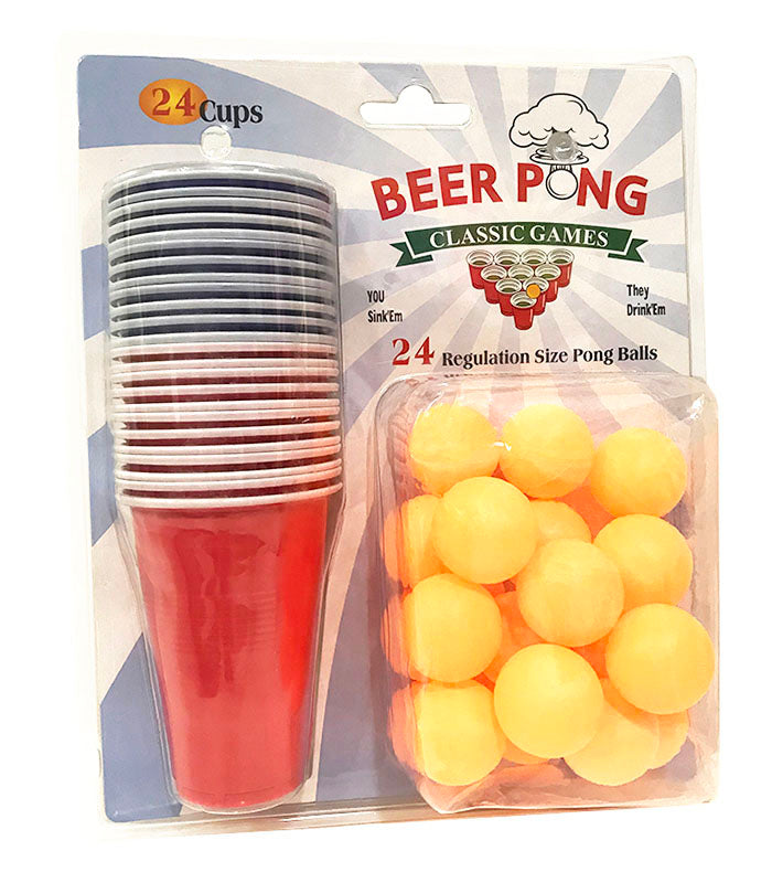 beer pong set