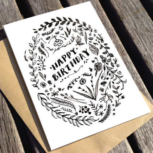 happy birthday greeting card