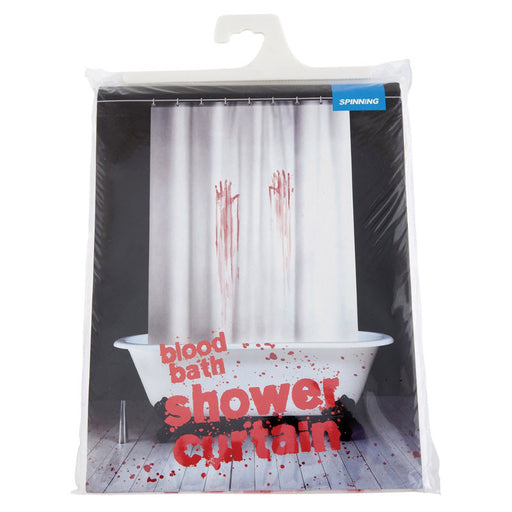 blood shower curtain