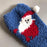 blue santa socks