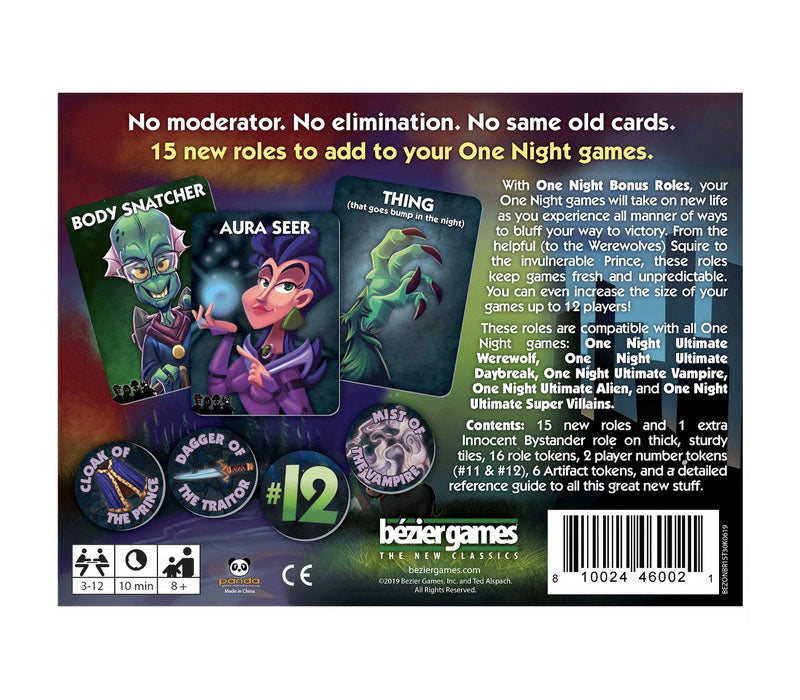 one night ultimate bonus roles game