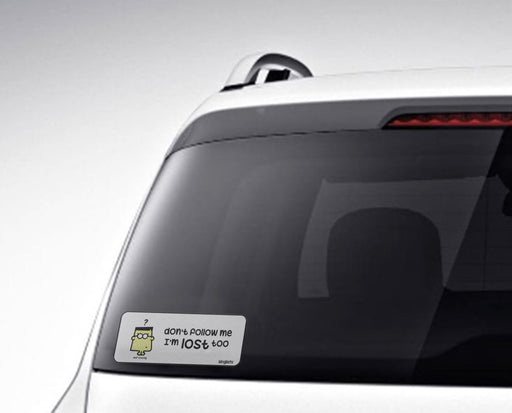 blur sotong car decal