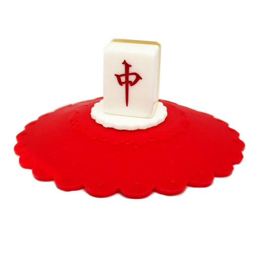mahjong cup cap red