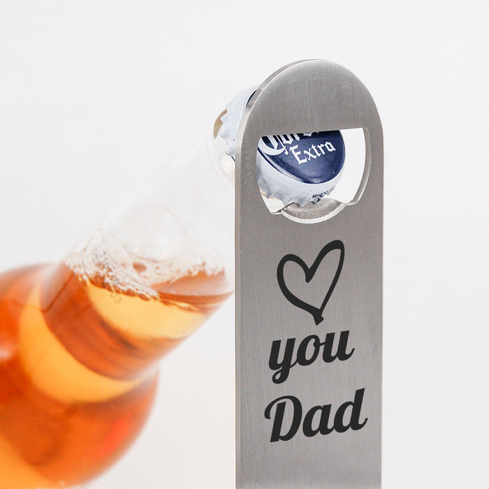 stainless bottle opener