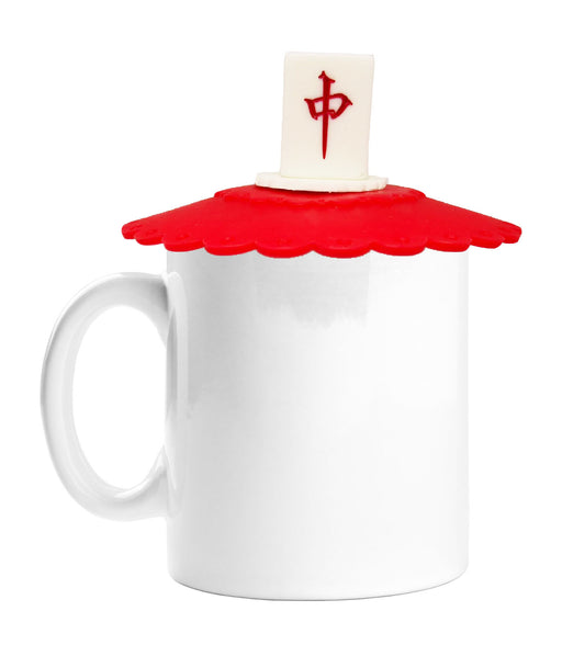 mahjong cup cap red