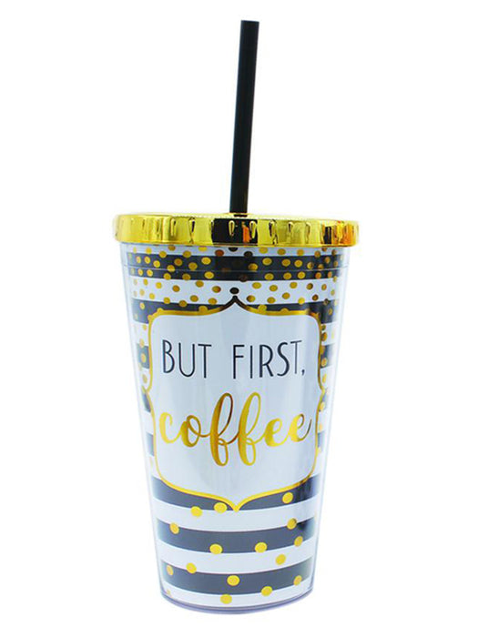 but first coffee tumbler