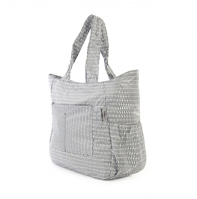 compatto shopper bag by mendini white