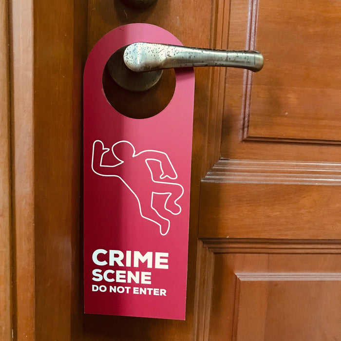 crime scene doorsign