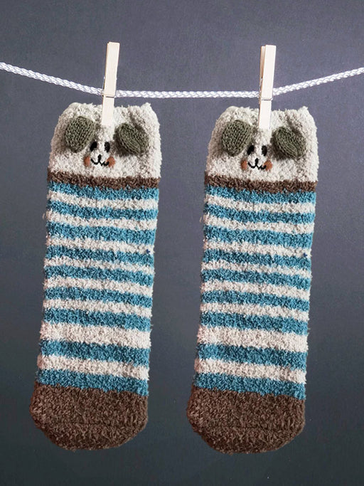 dog stripes socks