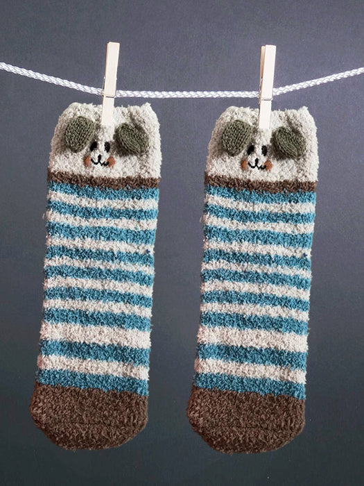 dog stripes socks