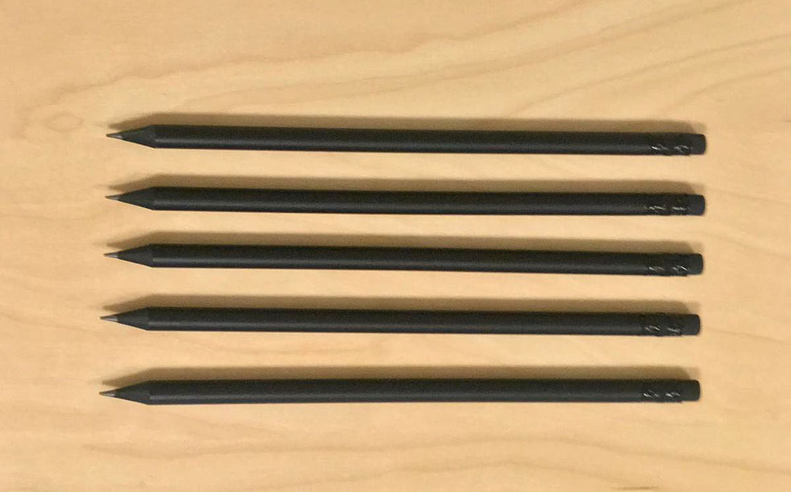 black eco pencil set